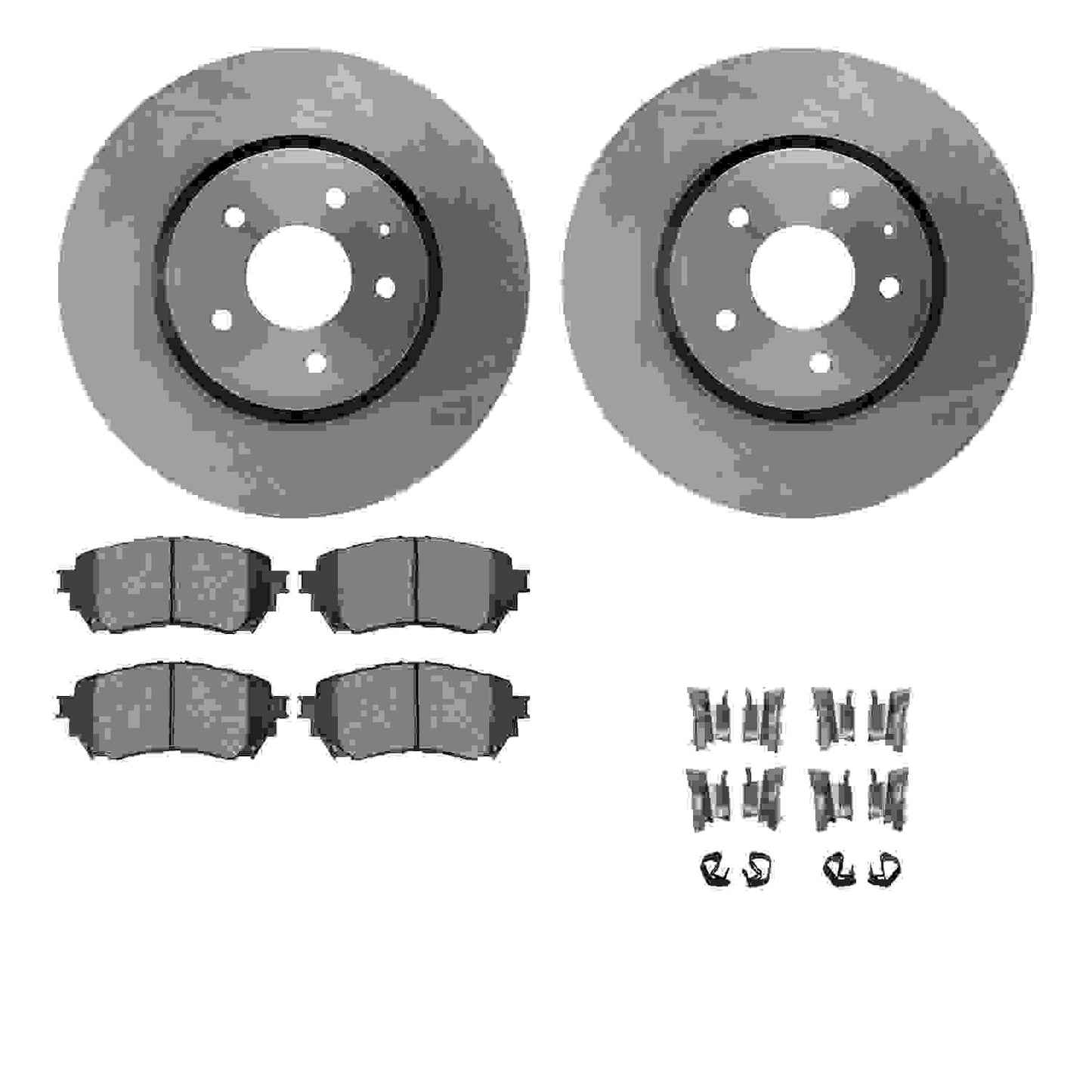 Dynamic Friction Company Disc Brake Kit 6512-80348
