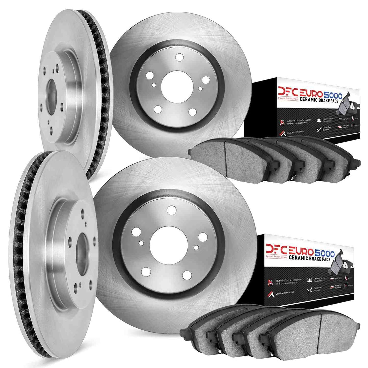 Dynamic Friction Company Disc Brake Rotor Set 6604-02010