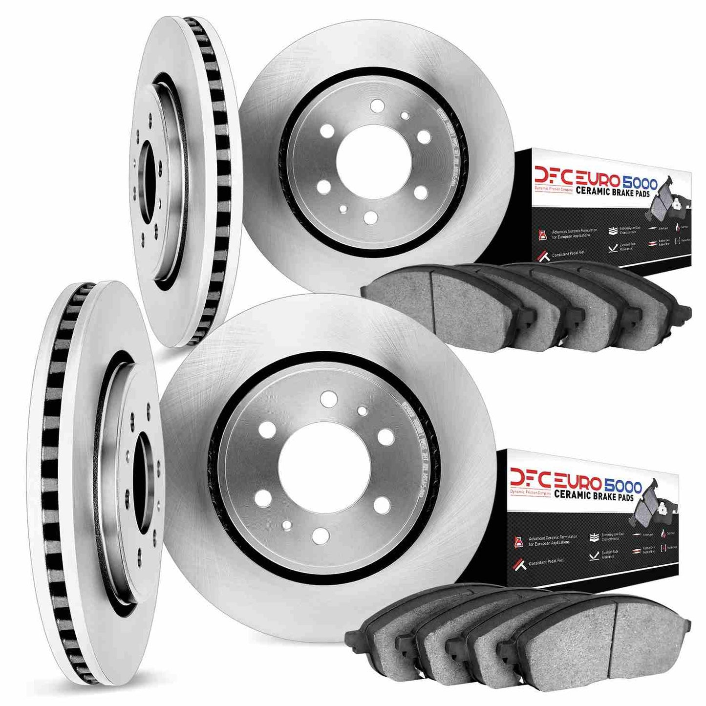 Dynamic Friction Company Disc Brake Rotor Set 6604-10643