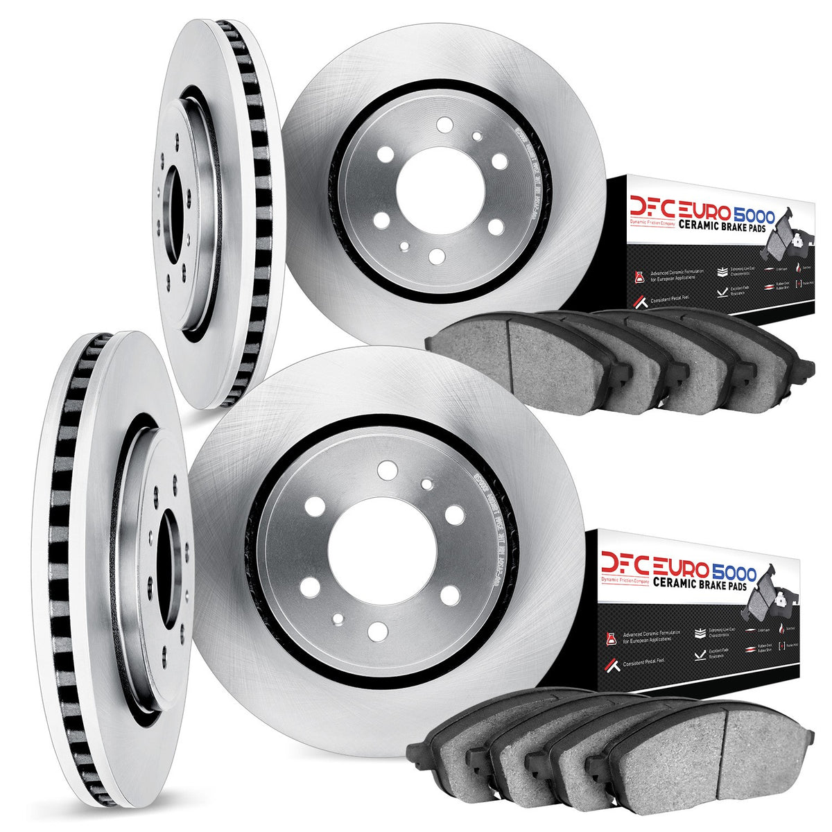 Dynamic Friction Company Disc Brake Rotor Set 6604-11338