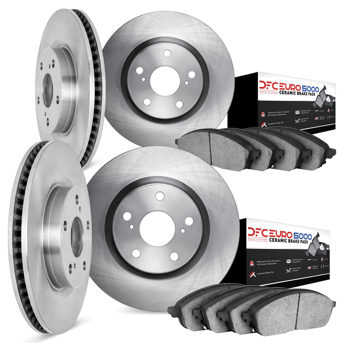 Dynamic Friction Company Disc Brake Rotor Set 6604-20005