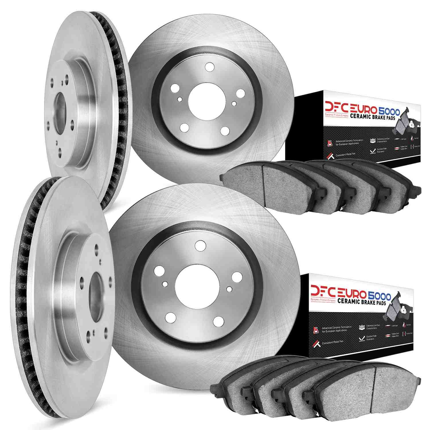 Dynamic Friction Company Disc Brake Rotor Set 6604-42000