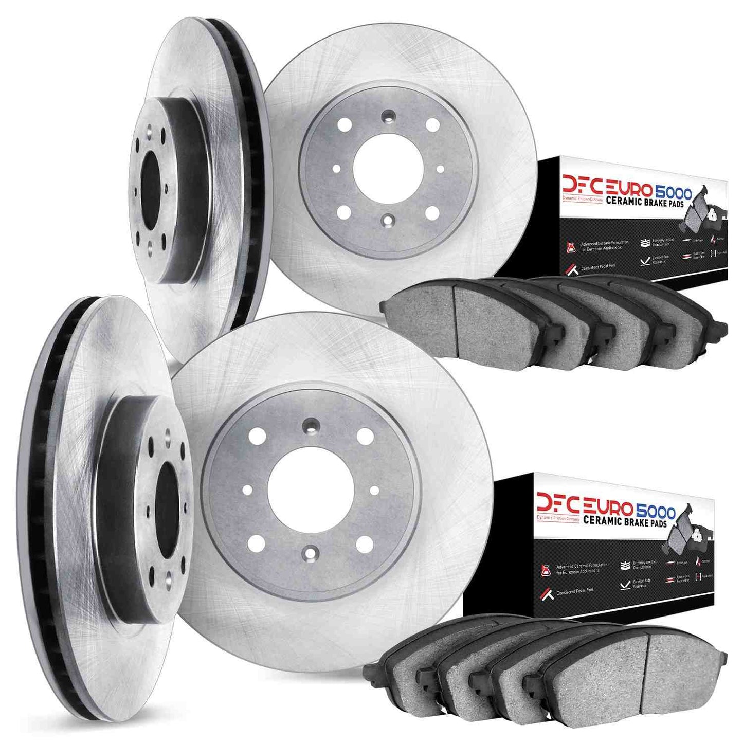 Dynamic Friction Company Disc Brake Rotor Set 6604-56000