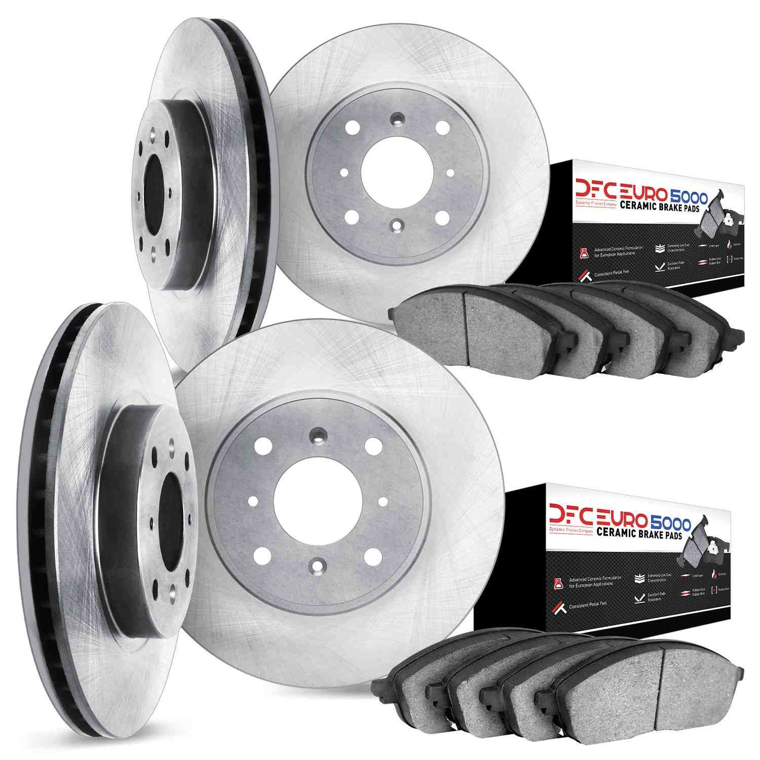 Dynamic Friction Company Disc Brake Rotor Set 6604-56001