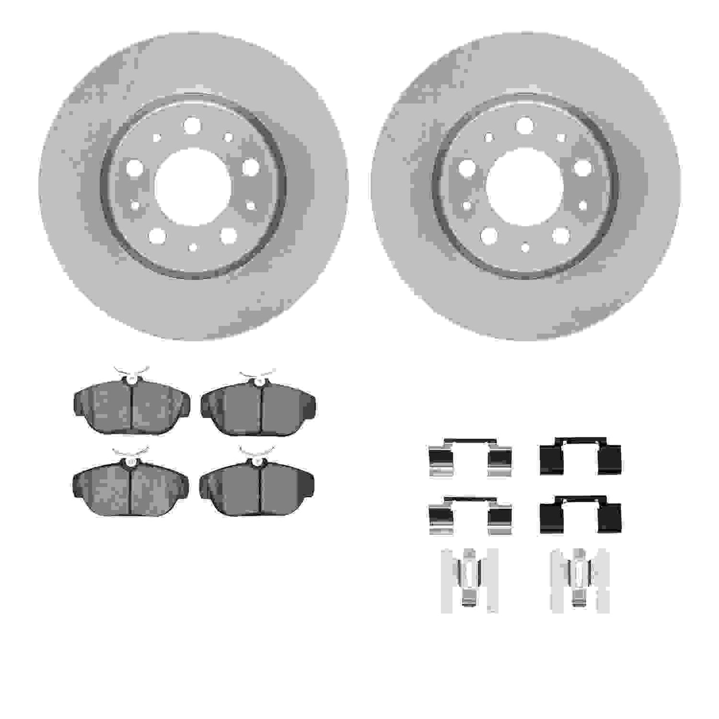 Dynamic Friction Company Disc Brake Kit 6612-27090