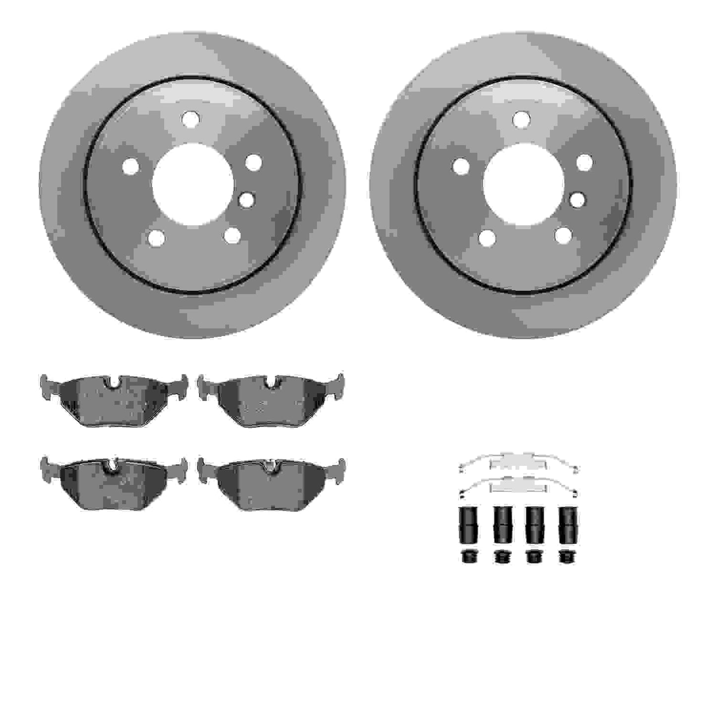 Dynamic Friction Company Disc Brake Kit 6612-31200