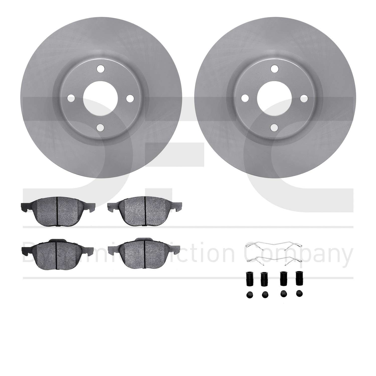 Dynamic Friction Company Disc Brake Kit 6612-54111