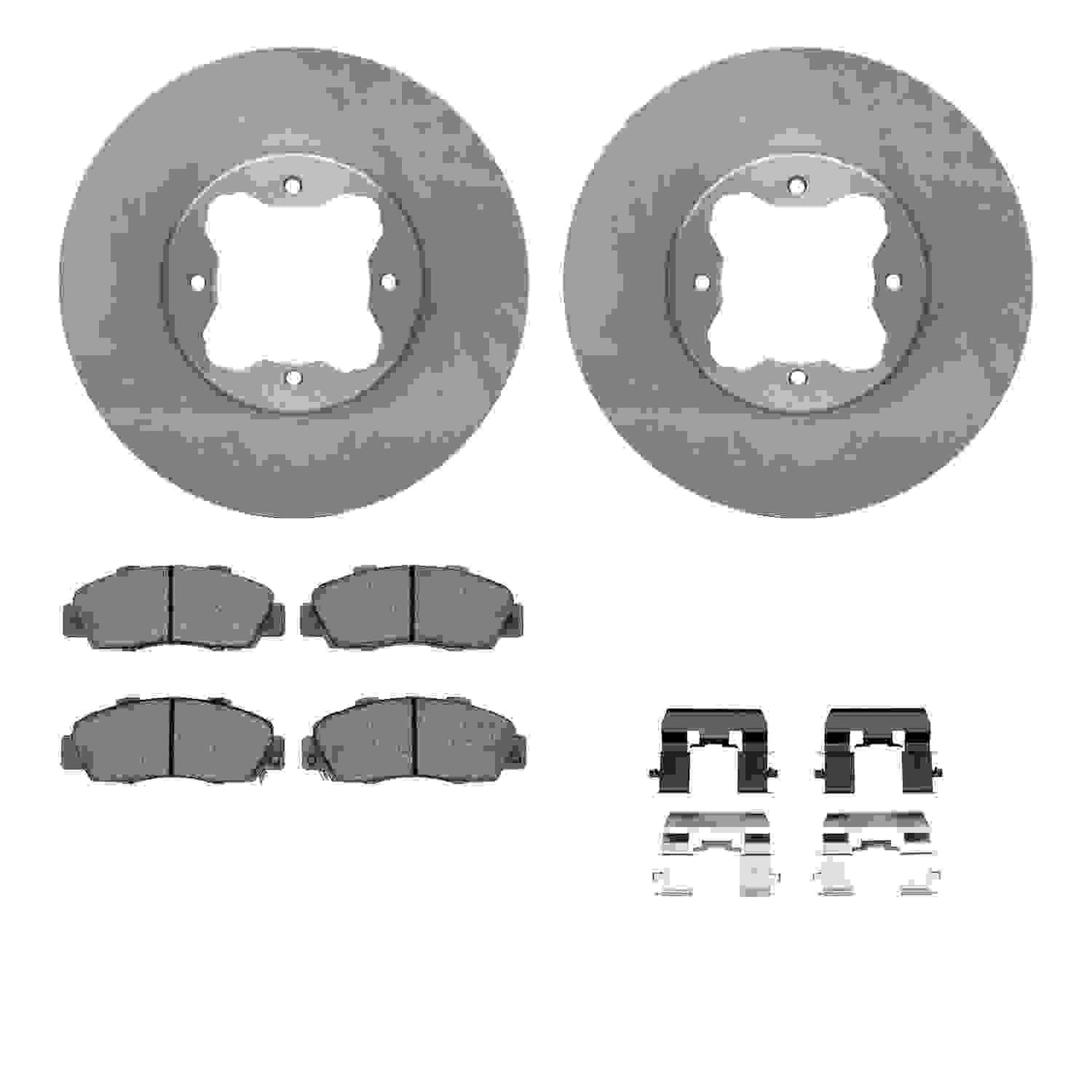 Dynamic Friction Company Disc Brake Kit 6612-58007