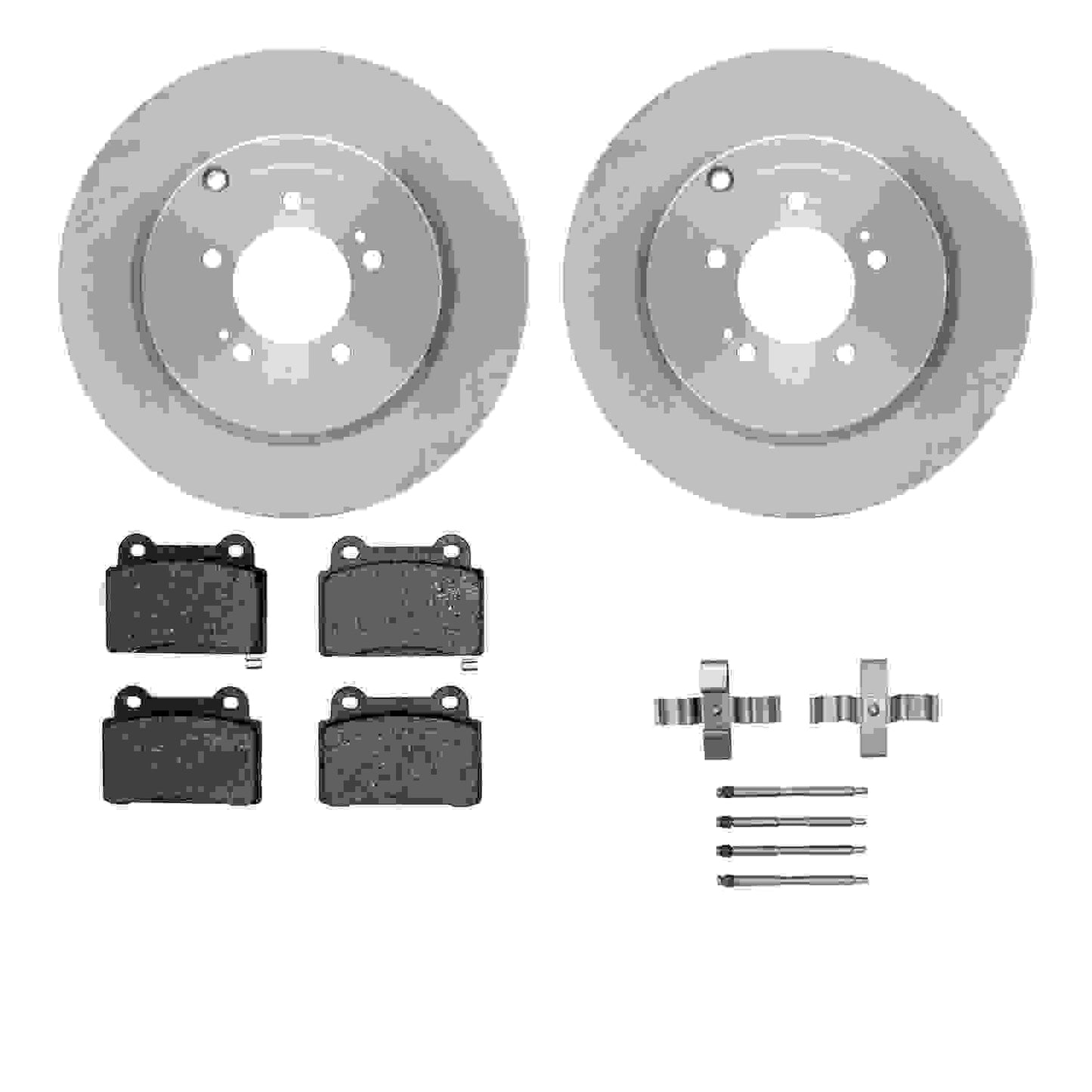 Dynamic Friction Company Disc Brake Kit 6612-72011
