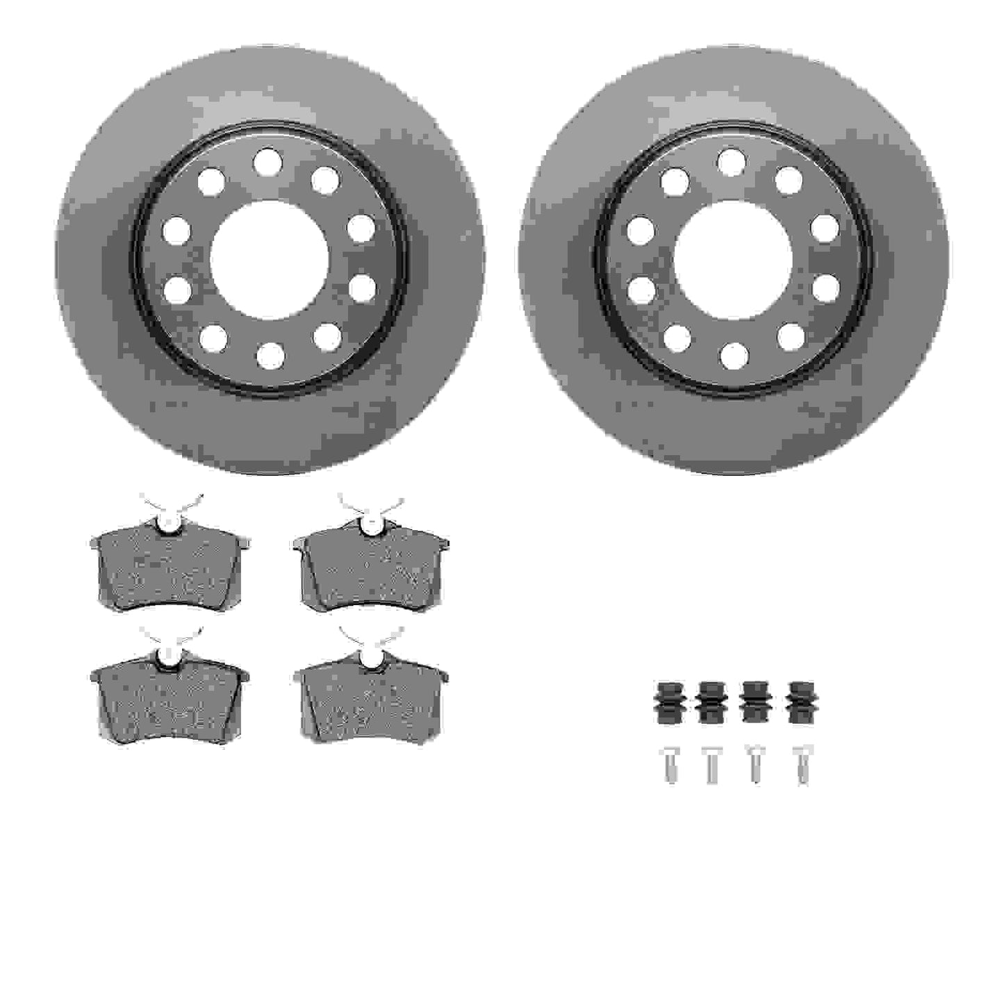 Dynamic Friction Company Disc Brake Kit 6612-73180