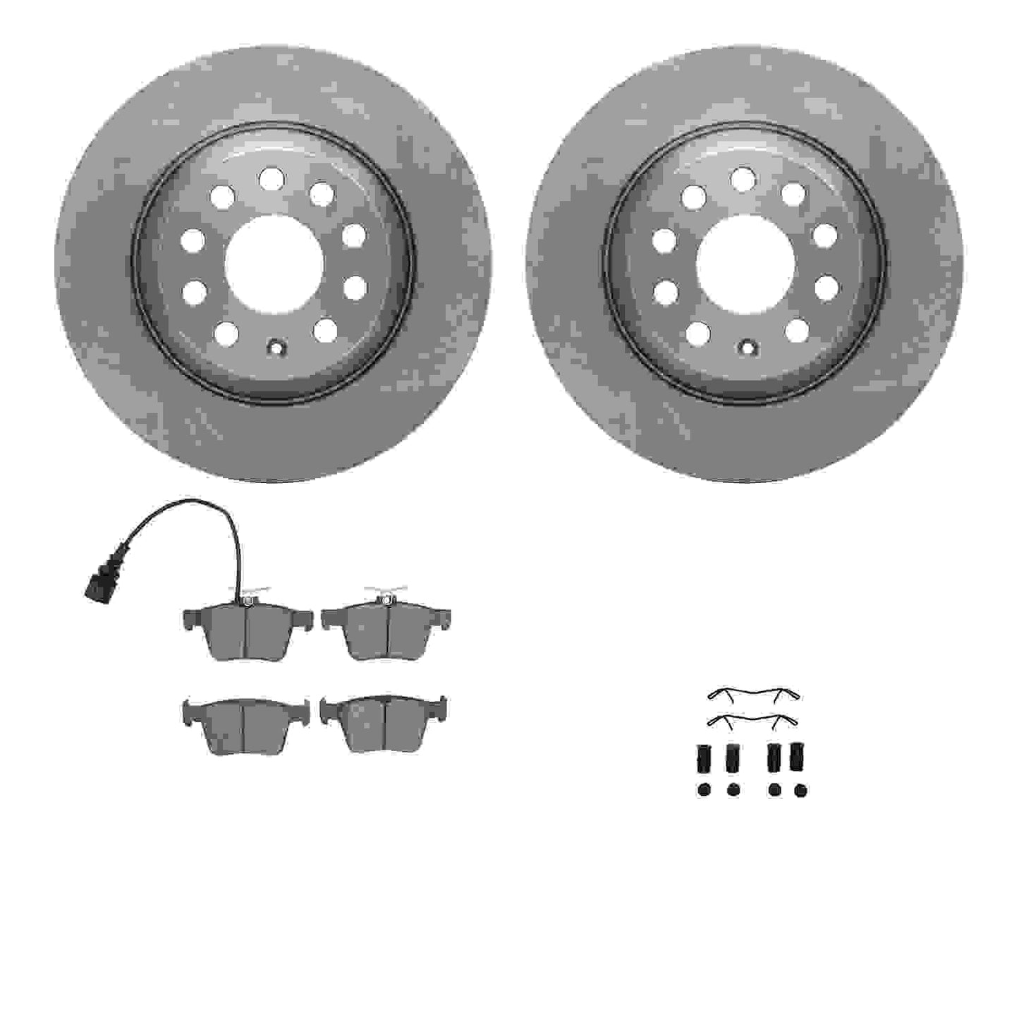 Dynamic Friction Company Disc Brake Kit 6612-73282