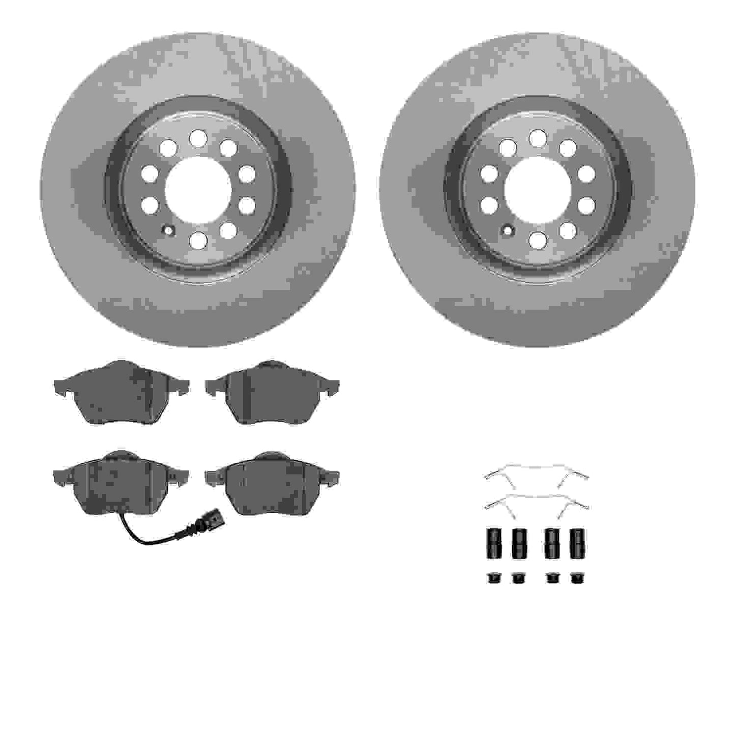 Dynamic Friction Company Disc Brake Kit 6612-74105