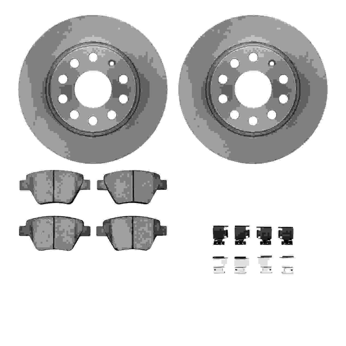 Dynamic Friction Company Disc Brake Kit 6612-74160