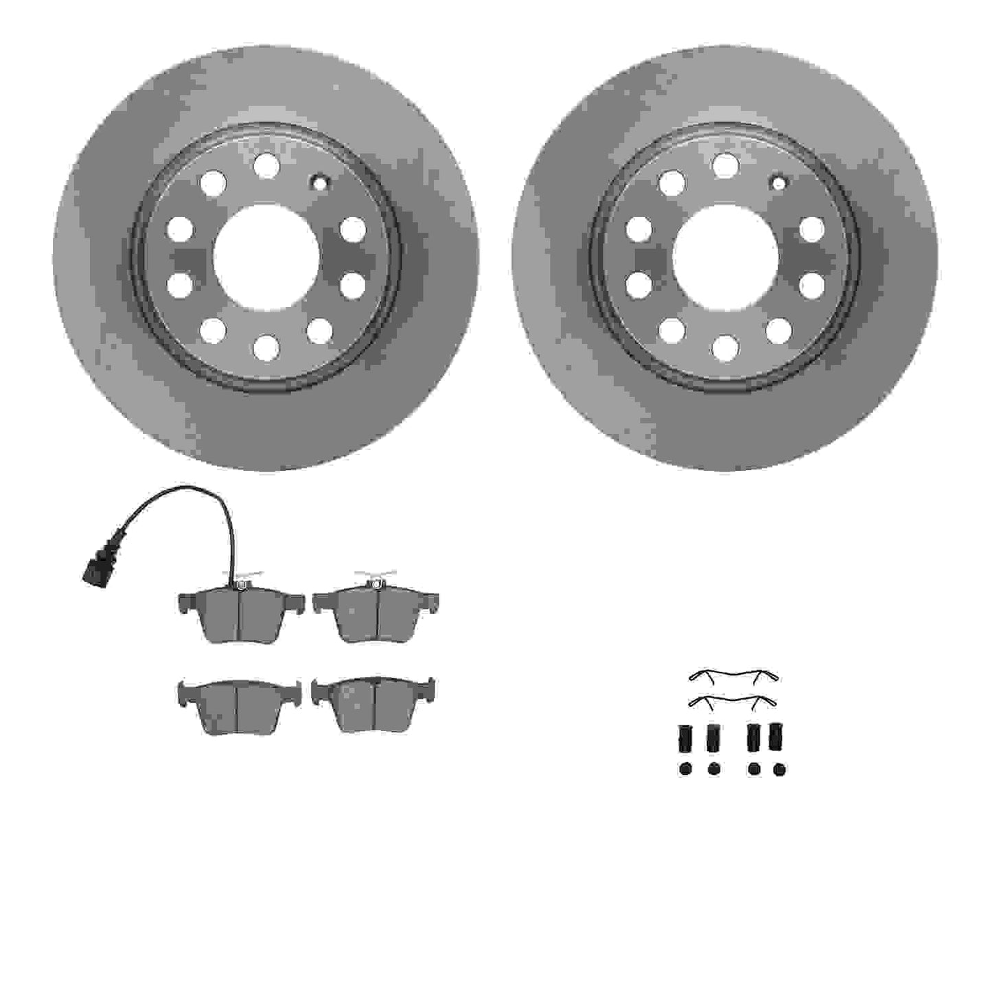 Dynamic Friction Company Disc Brake Kit 6612-74162