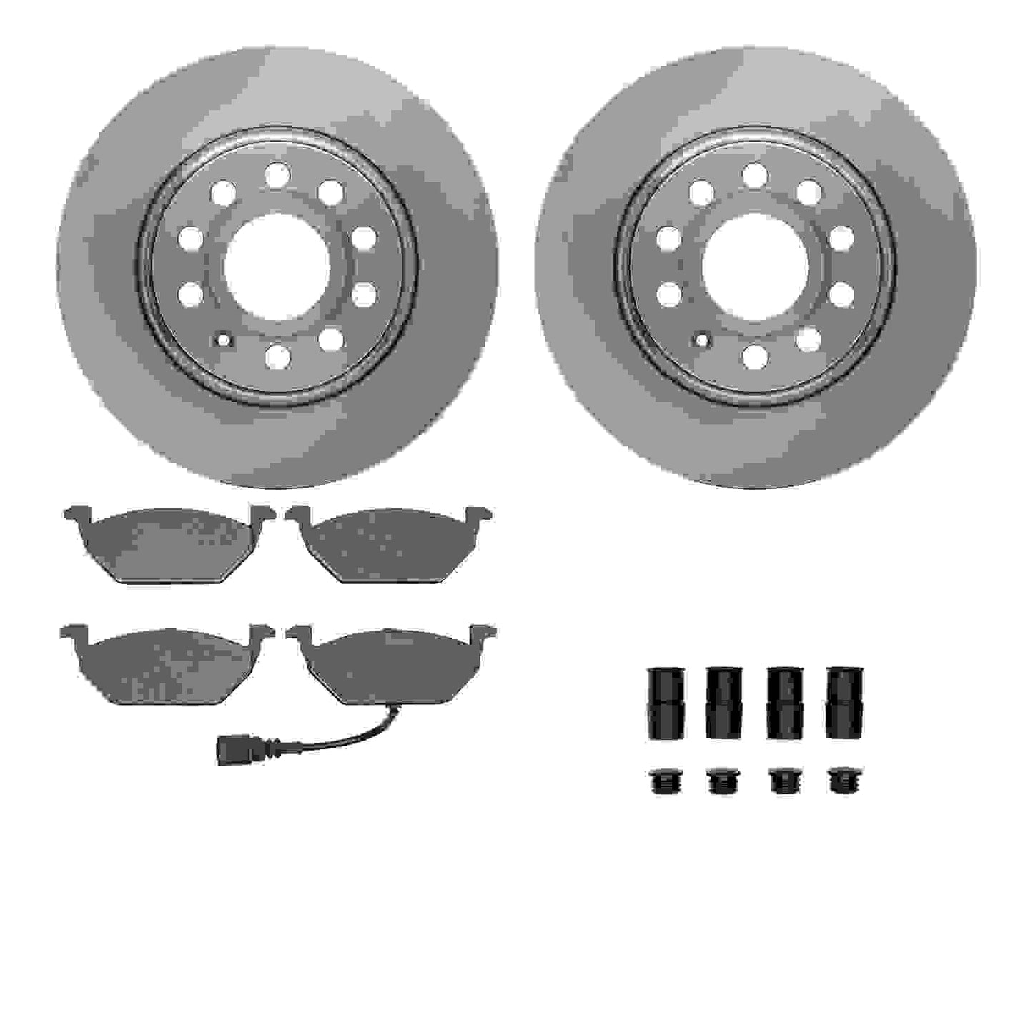 Dynamic Friction Company Disc Brake Kit 6612-74169