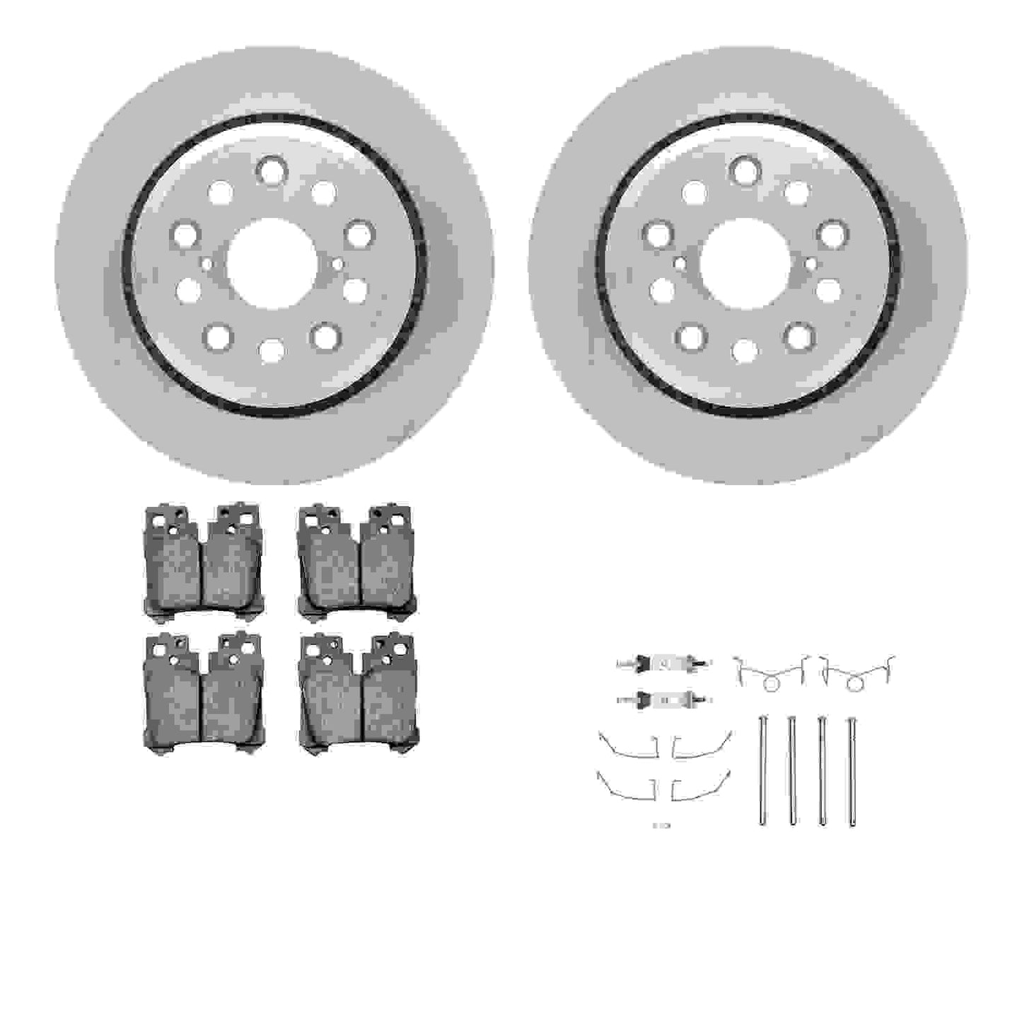 Dynamic Friction Company Disc Brake Kit 6612-75010