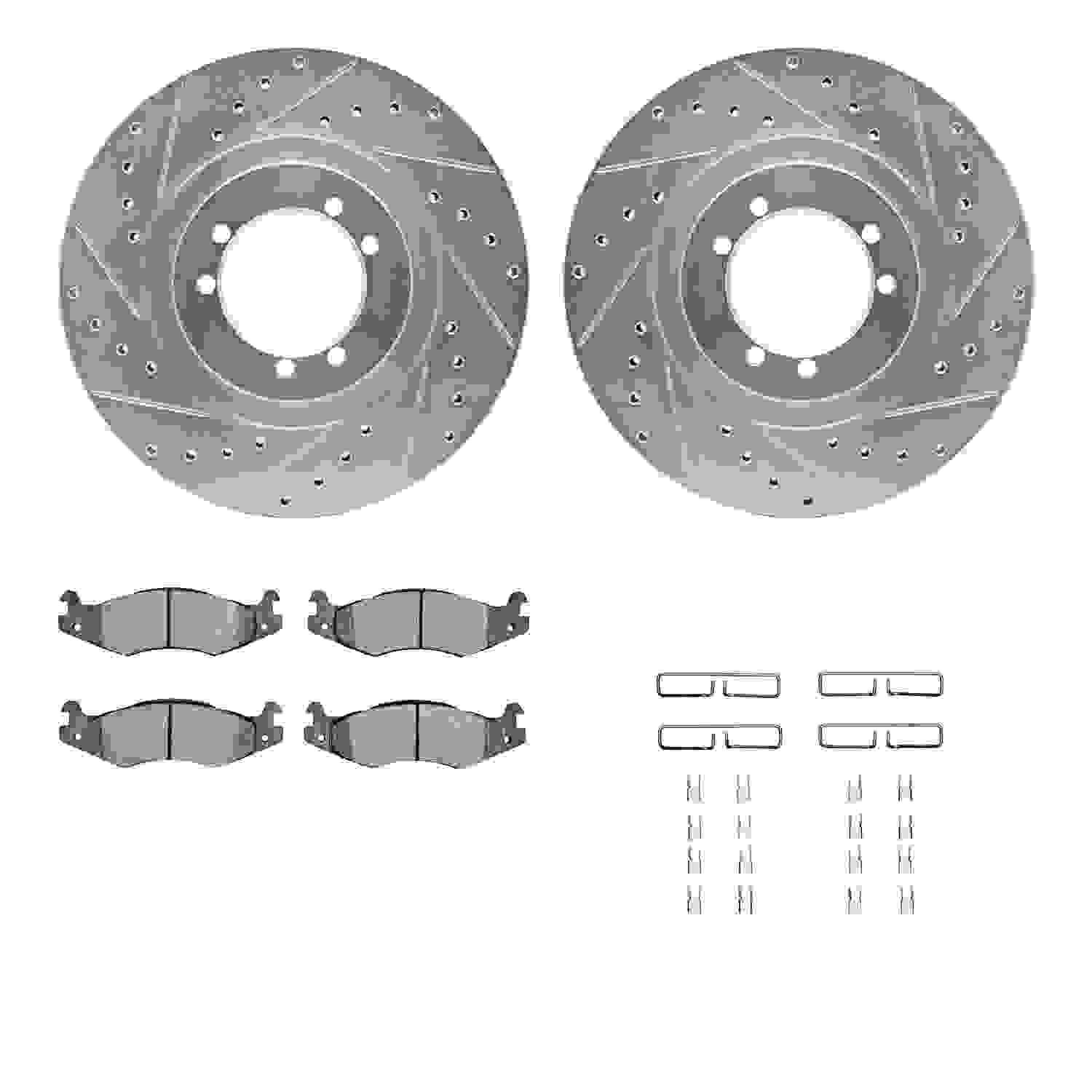 Dynamic Friction Company Disc Brake Kit 7212-44002