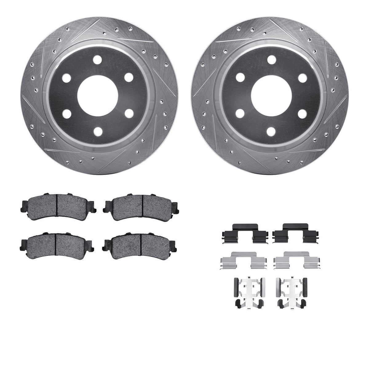 Dynamic Friction Company Disc Brake Kit 7212-48008