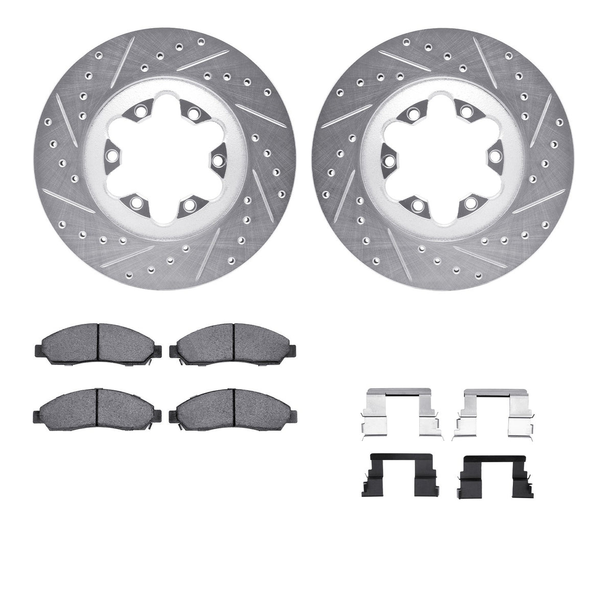Dynamic Friction Company Disc Brake Kit 7212-48025