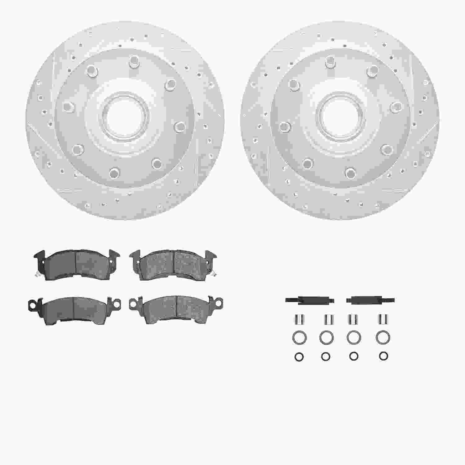 Dynamic Friction Company Disc Brake Kit 7212-48032