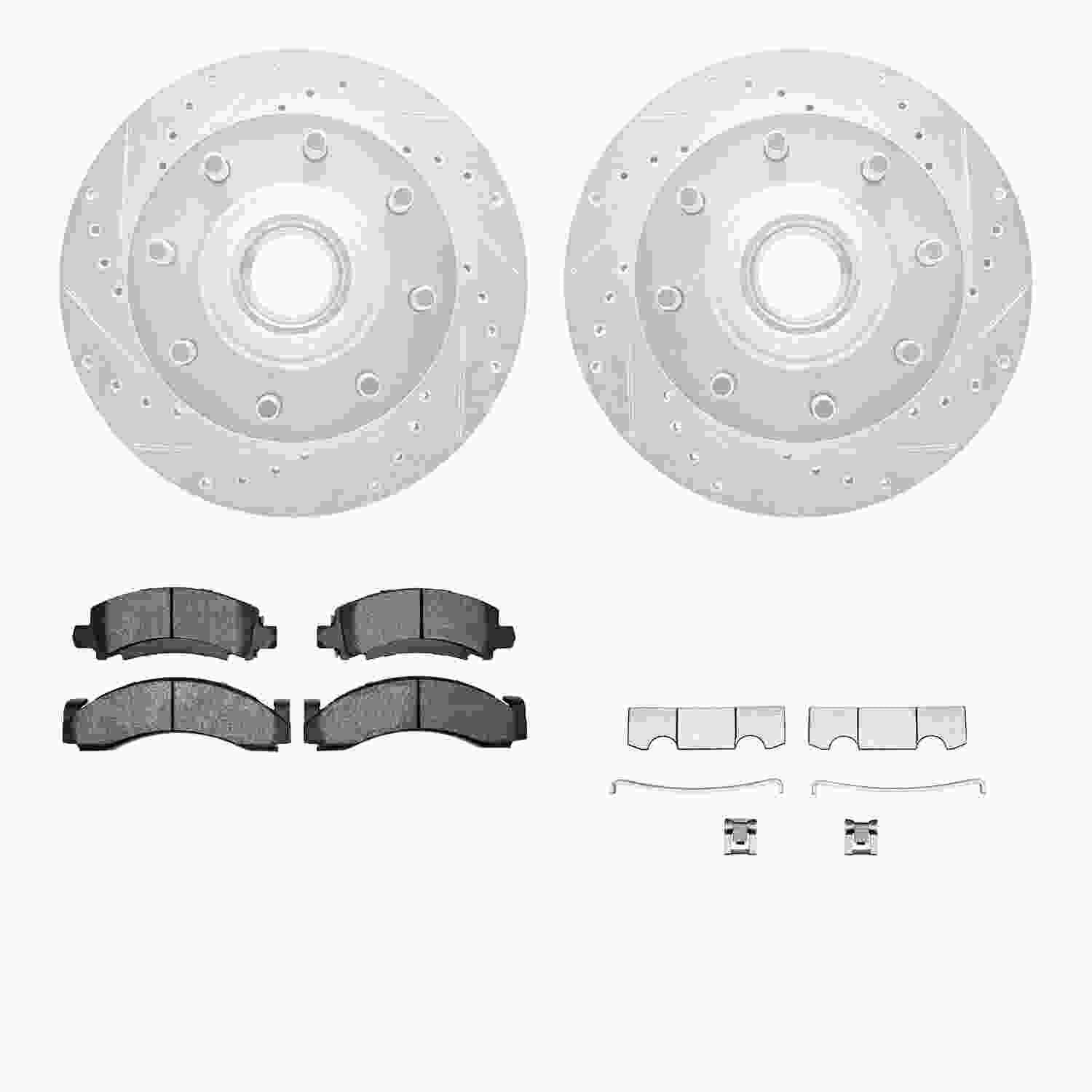 Dynamic Friction Company Disc Brake Kit 7212-48052