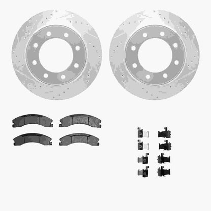 Dynamic Friction Company Disc Brake Kit 7212-67003