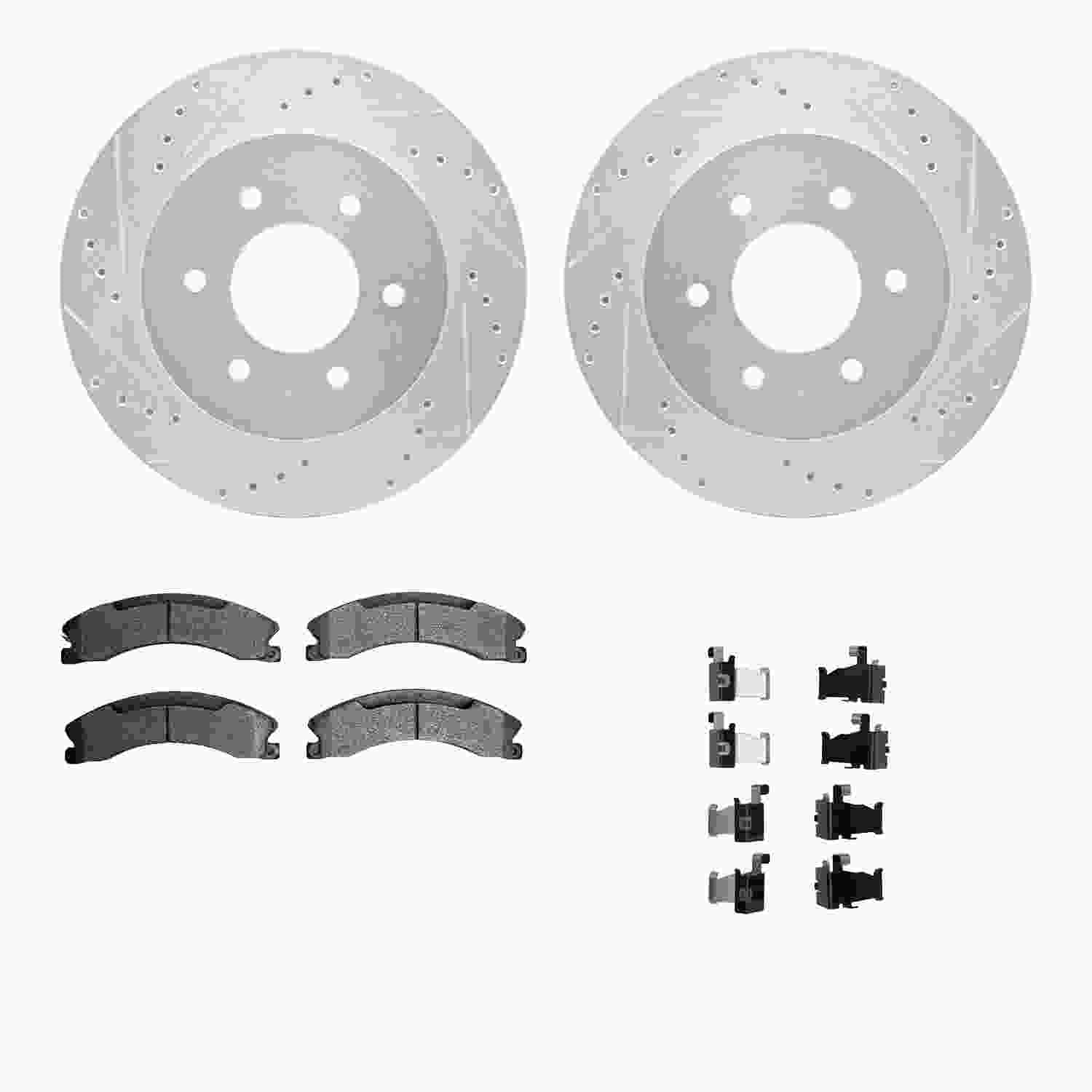 Dynamic Friction Company Disc Brake Kit 7212-67005