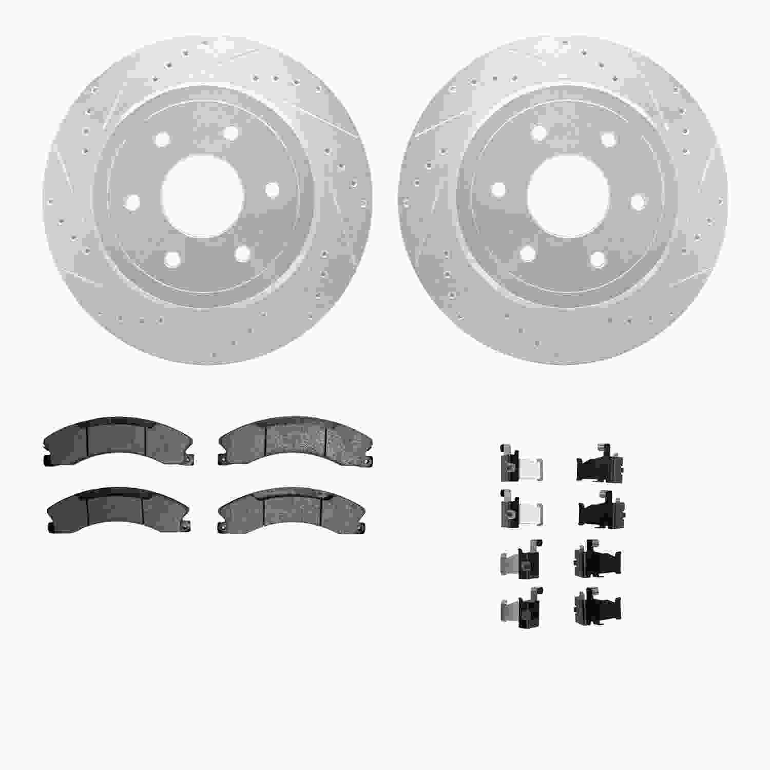 Dynamic Friction Company Disc Brake Kit 7212-67006