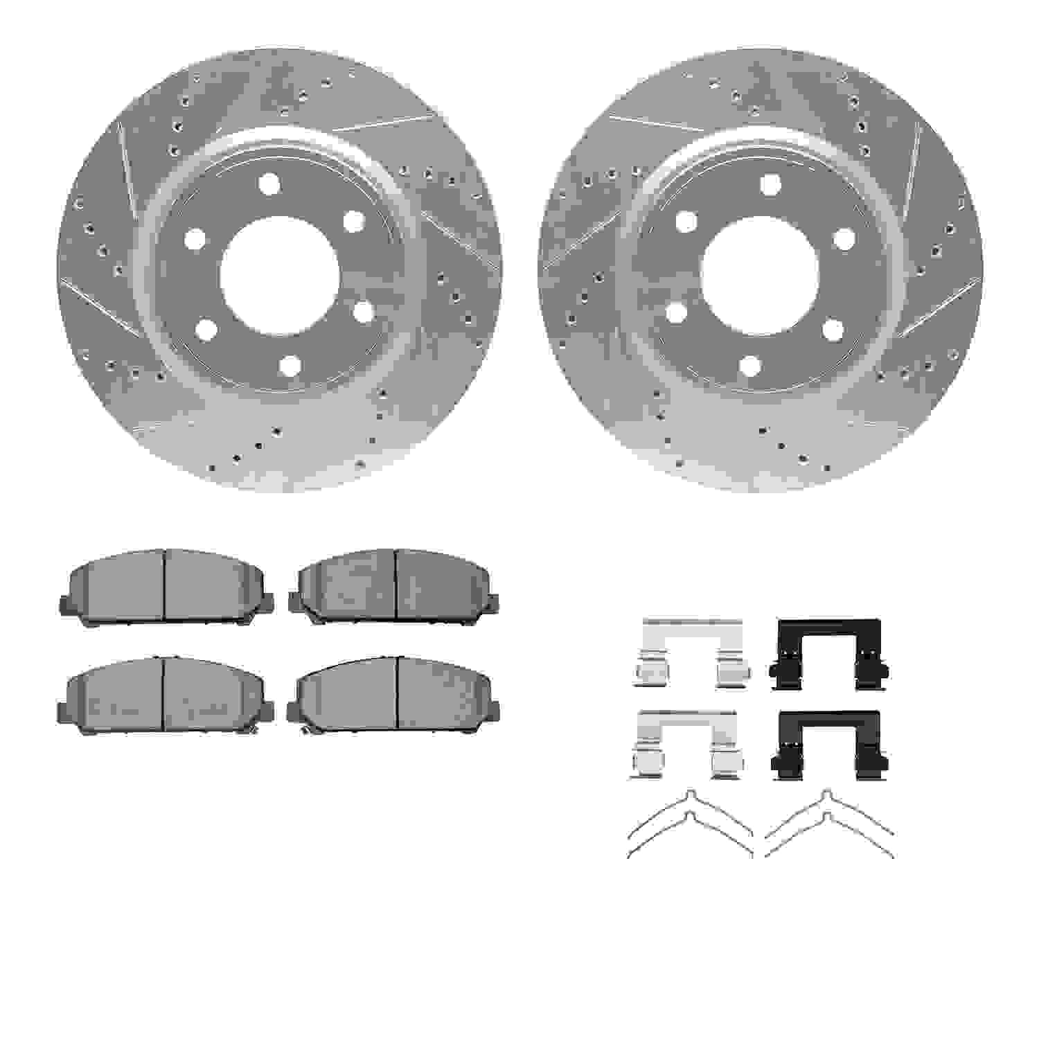 Dynamic Friction Company Disc Brake Kit 7212-68001