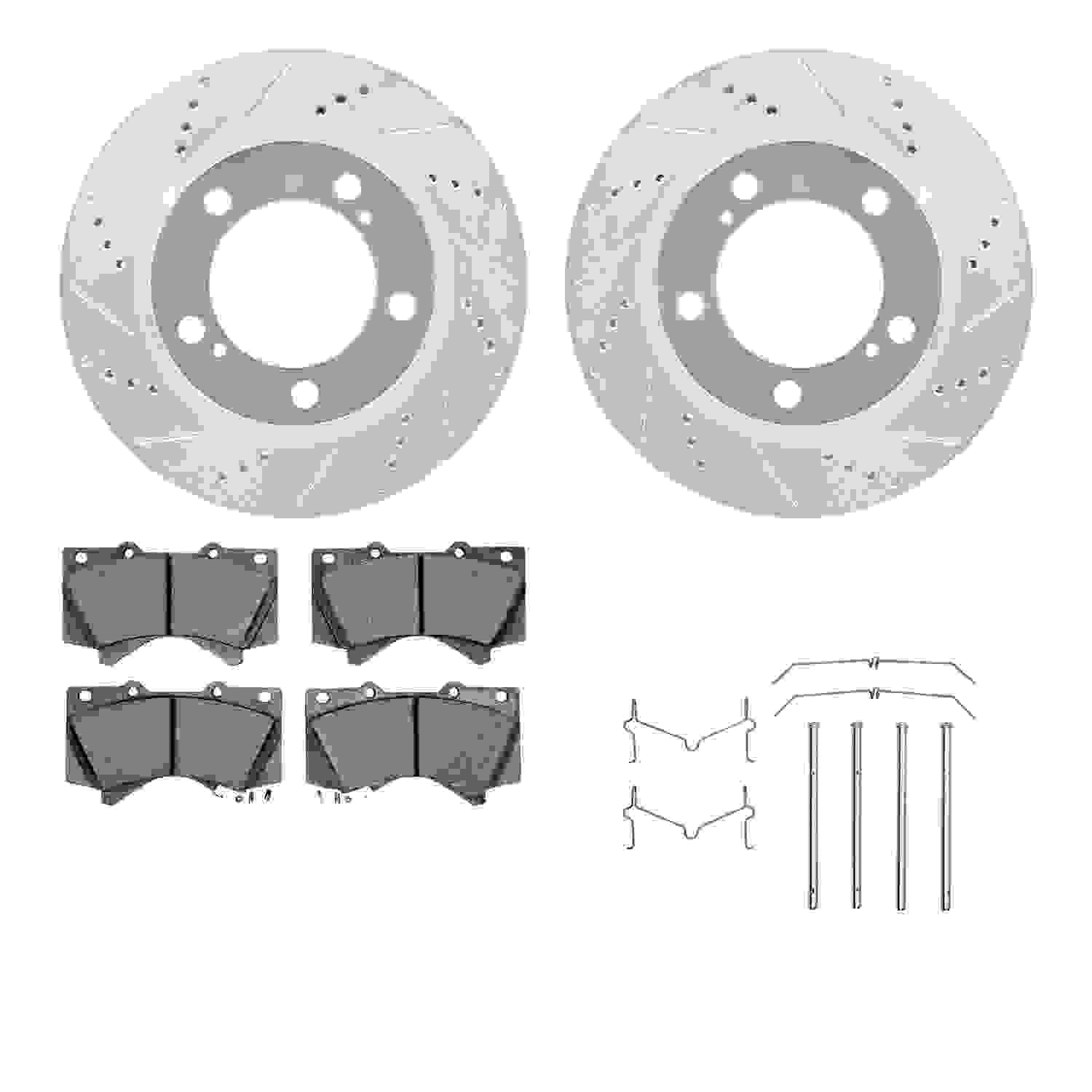 Dynamic Friction Company Disc Brake Kit 7212-76007