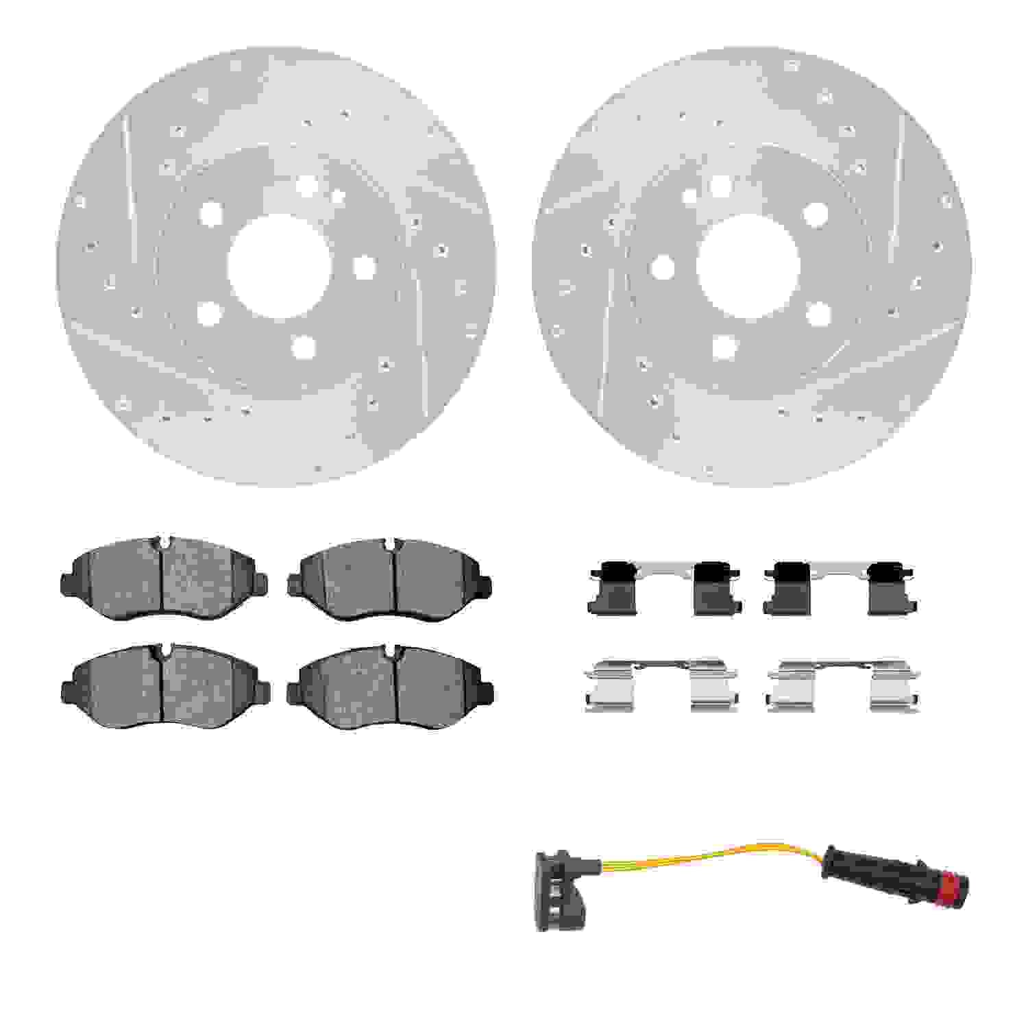 Dynamic Friction Company Disc Brake Kit 7222-63210