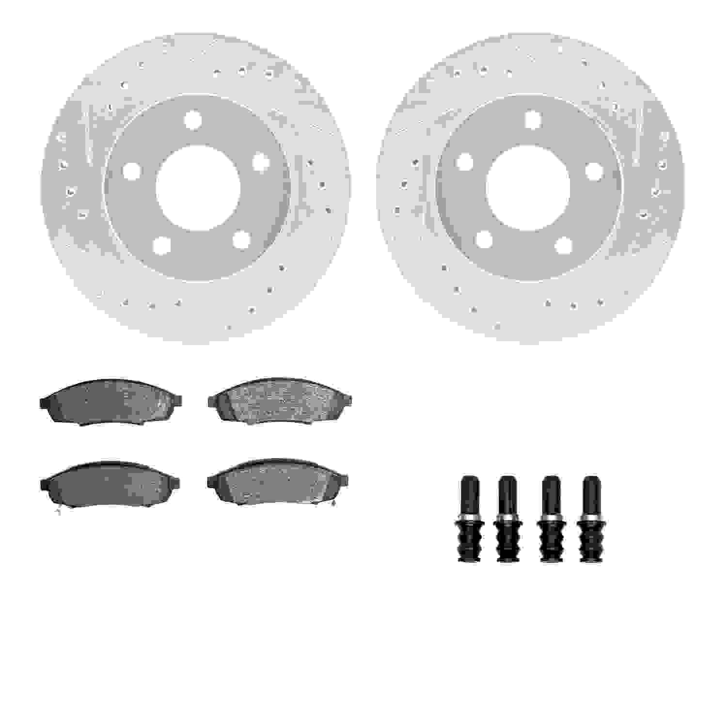 Dynamic Friction Company Disc Brake Kit 7312-47028