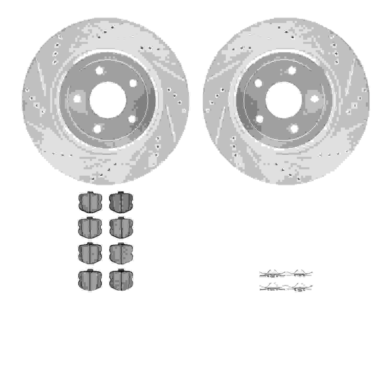 Dynamic Friction Company Disc Brake Kit 7312-47059