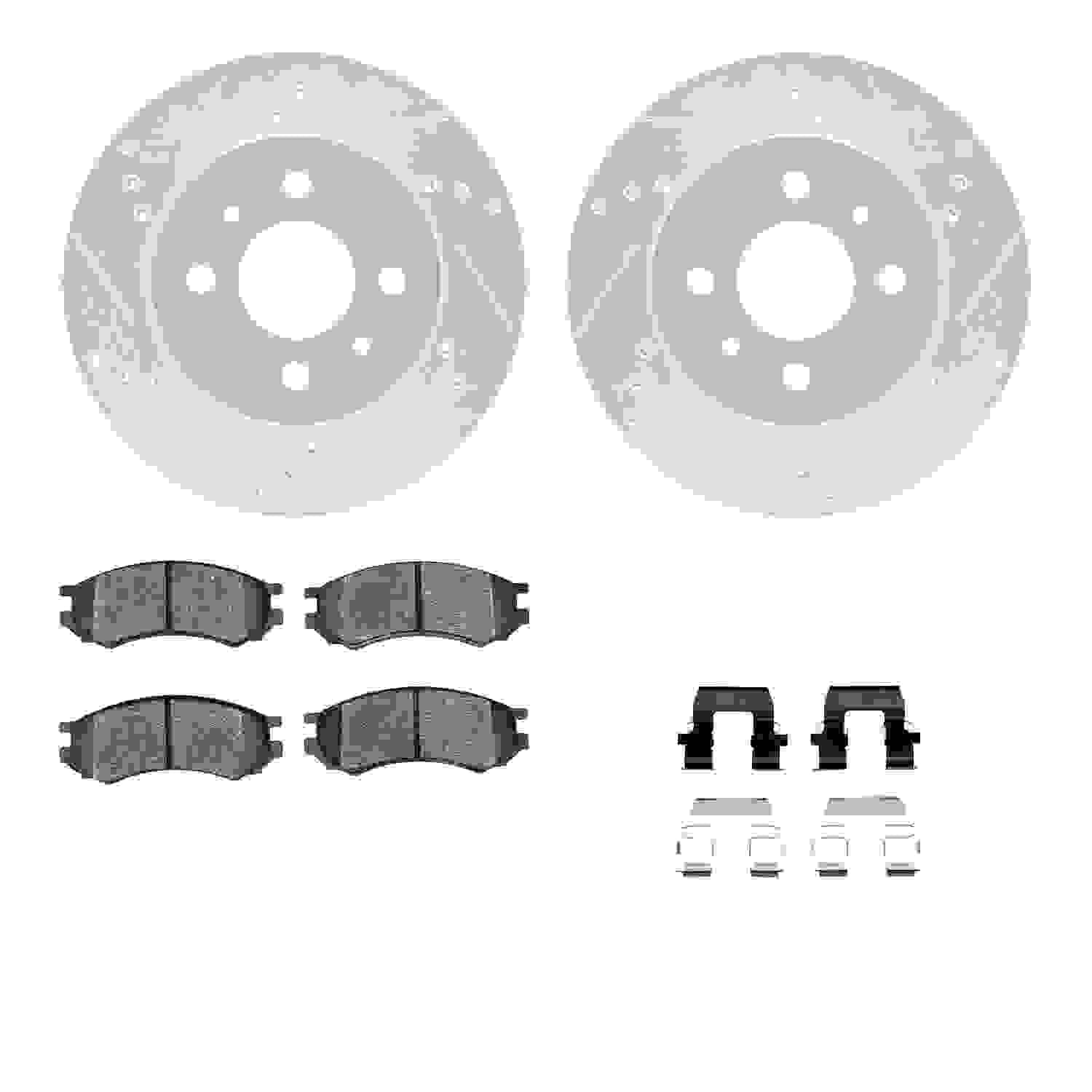 Dynamic Friction Company Disc Brake Kit 7312-53001