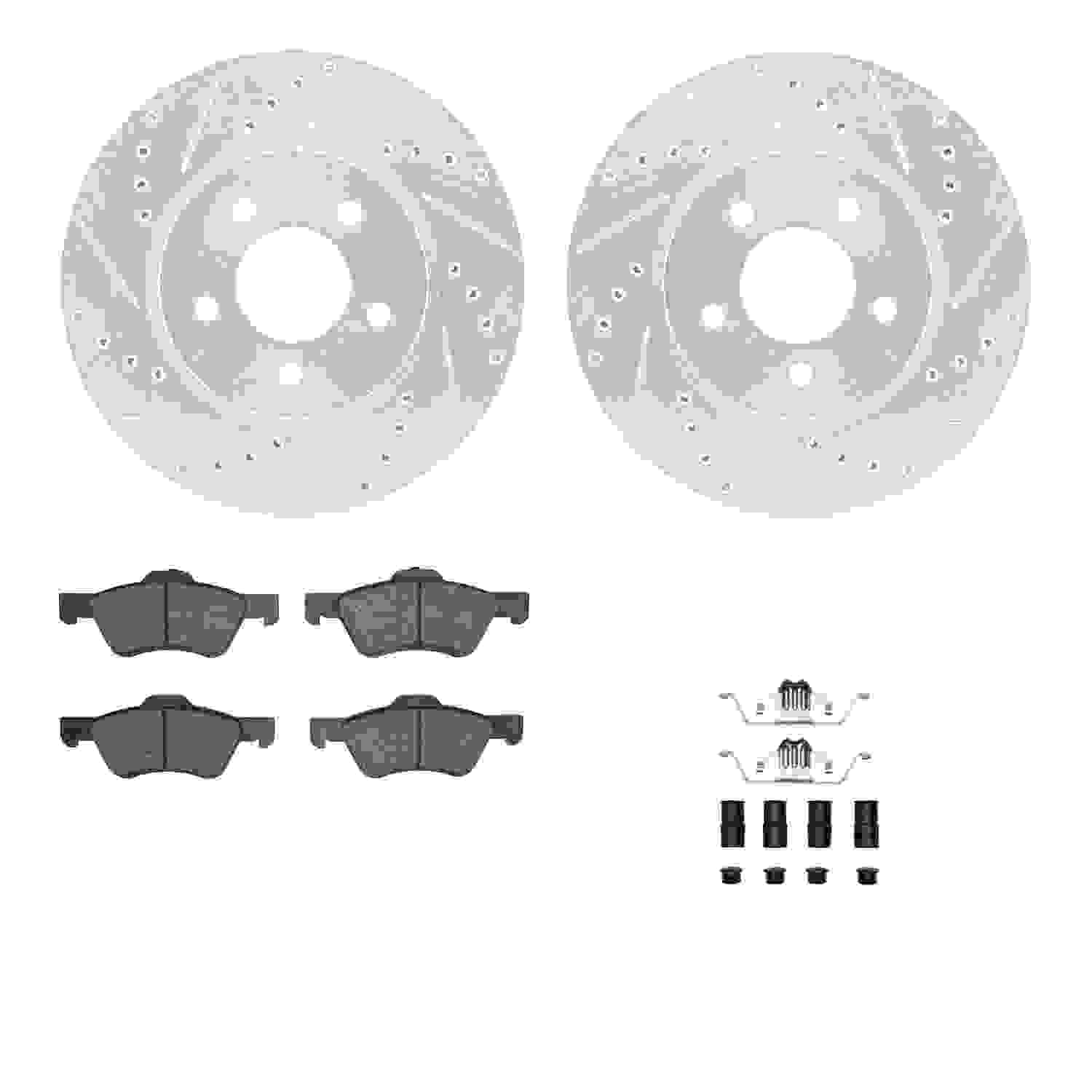 Dynamic Friction Company Disc Brake Kit 7312-54169