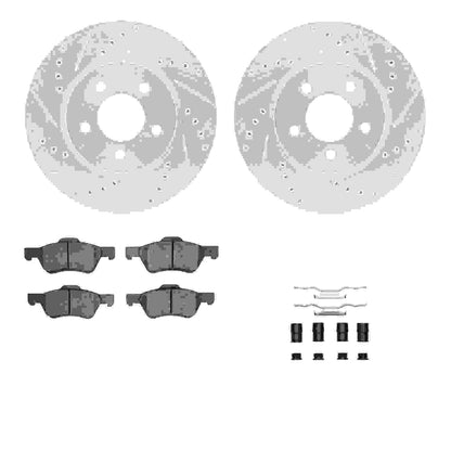 Dynamic Friction Company Disc Brake Kit 7312-54170