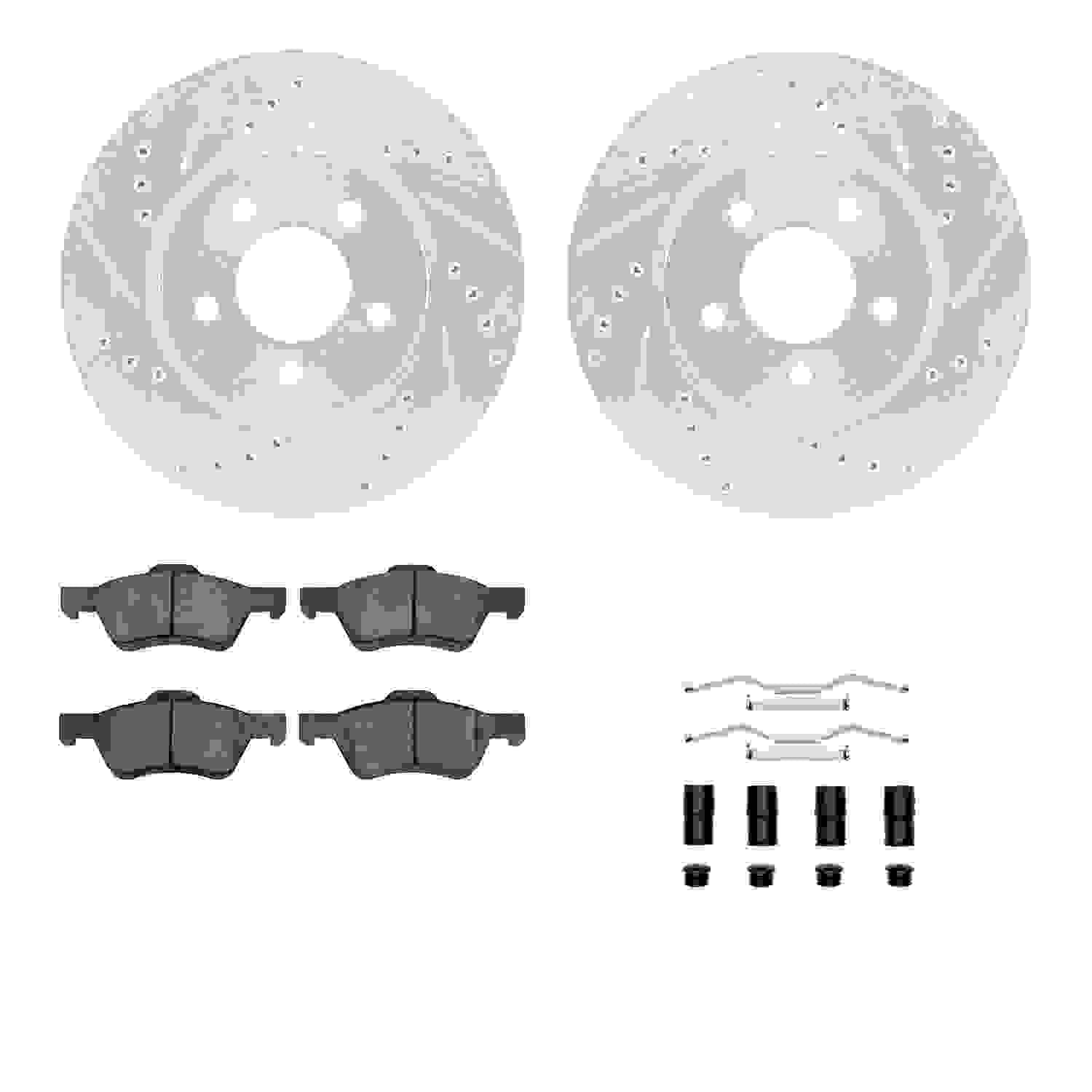 Dynamic Friction Company Disc Brake Kit 7312-54174