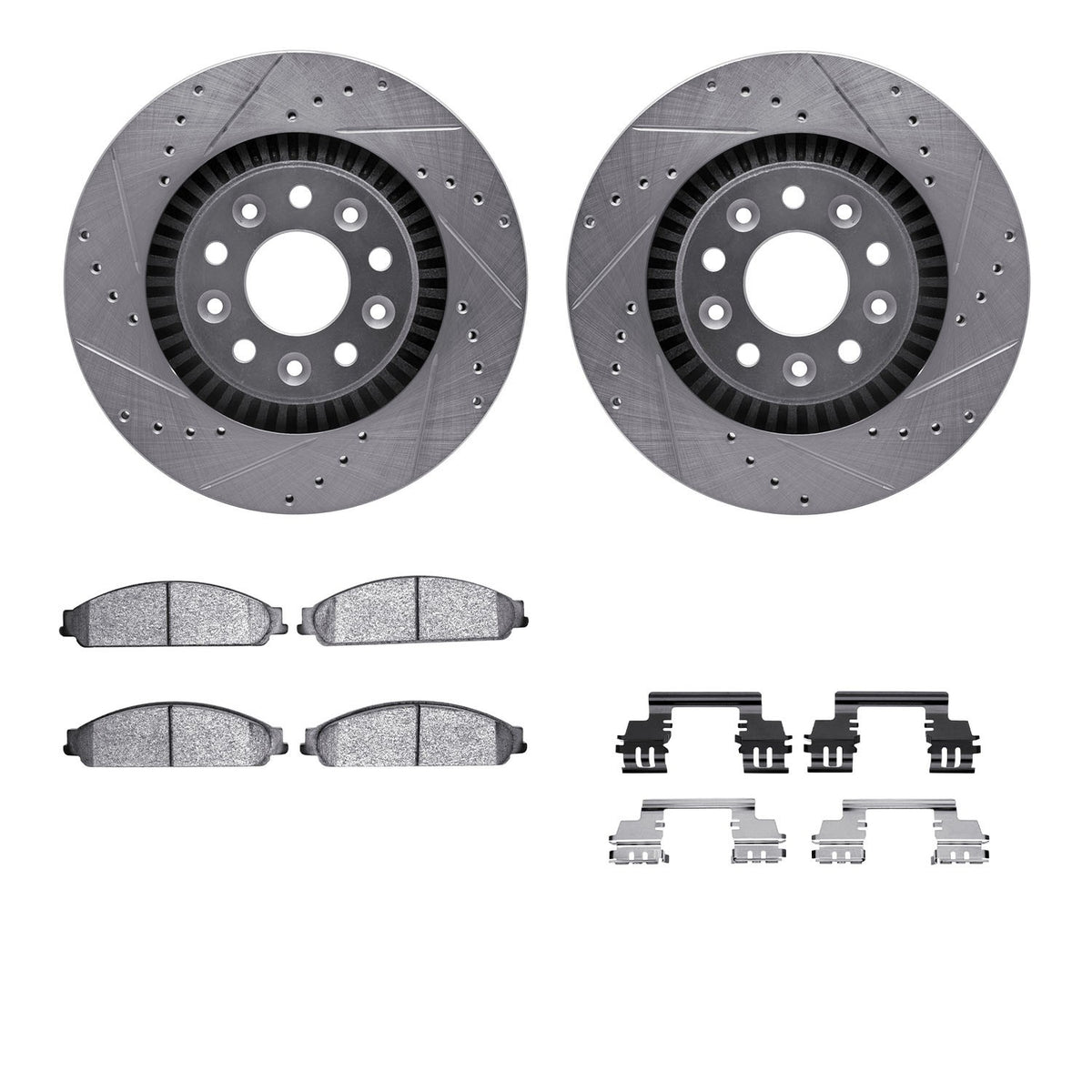 Dynamic Friction Company Disc Brake Kit 7312-54176
