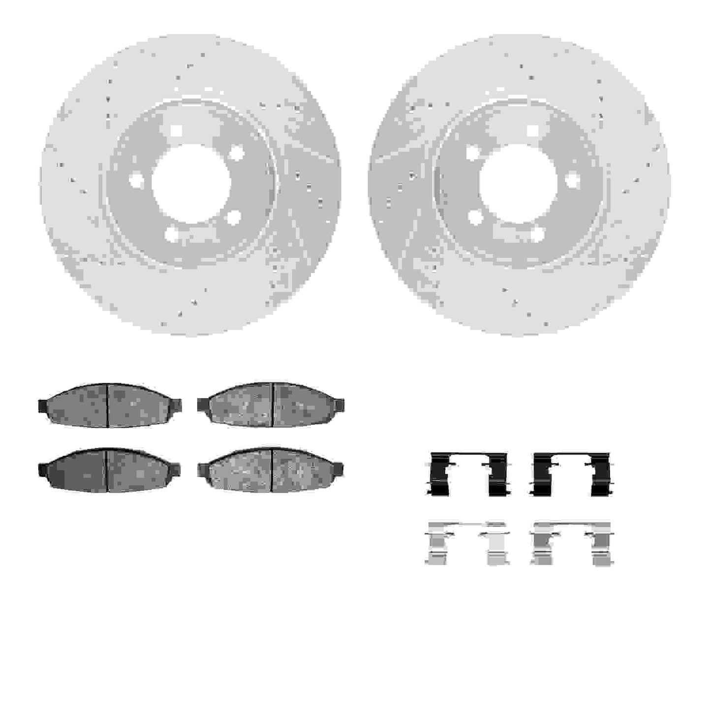 Dynamic Friction Company Disc Brake Kit 7312-55007