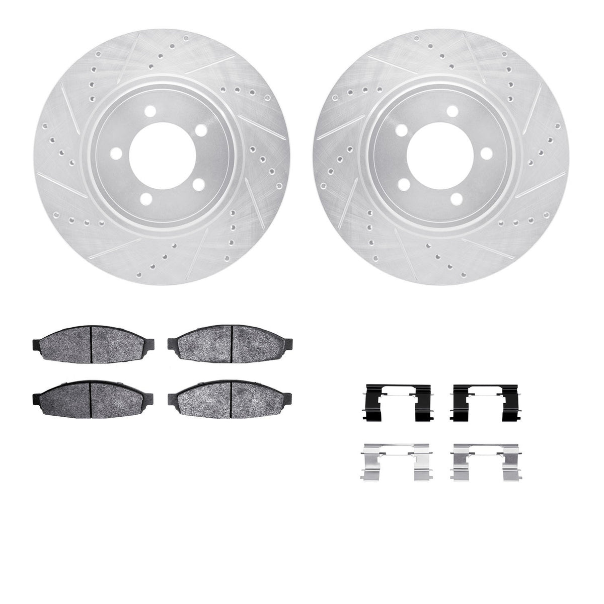 Dynamic Friction Company Disc Brake Kit 7312-55007