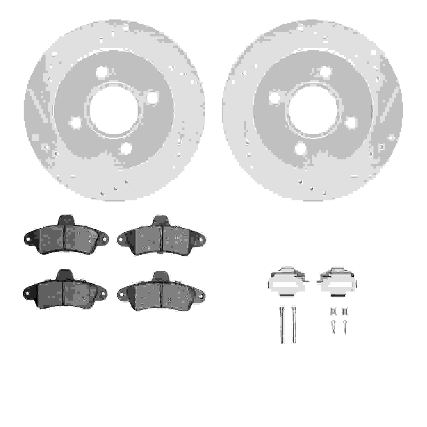 Dynamic Friction Company Disc Brake Kit 7312-56021