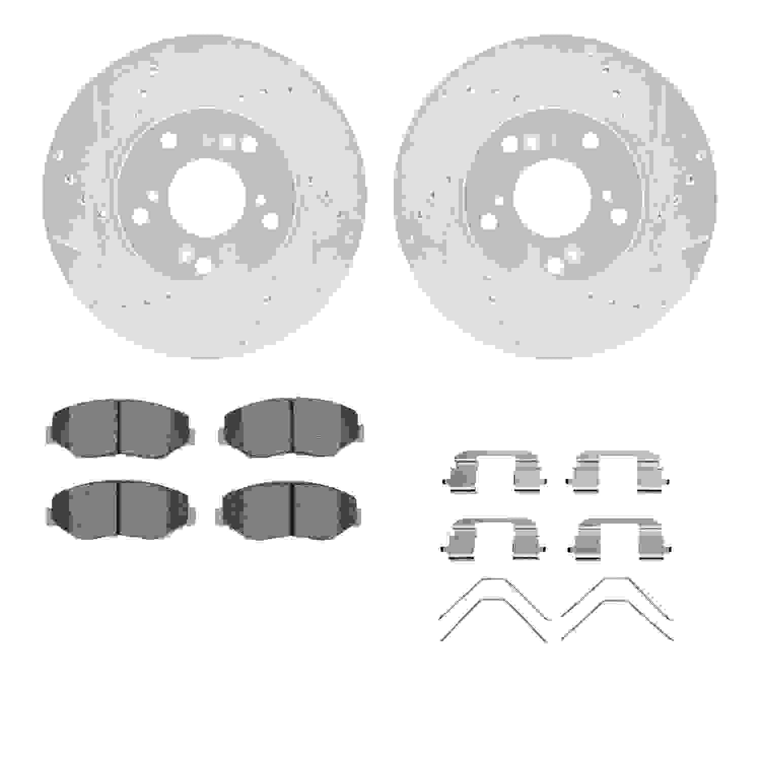 Dynamic Friction Company Disc Brake Kit 7312-59065