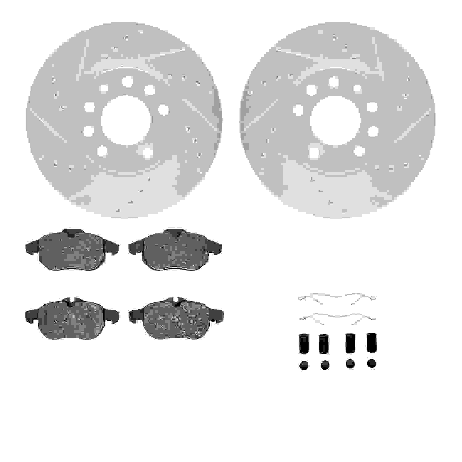 Dynamic Friction Company Disc Brake Kit 7312-65018