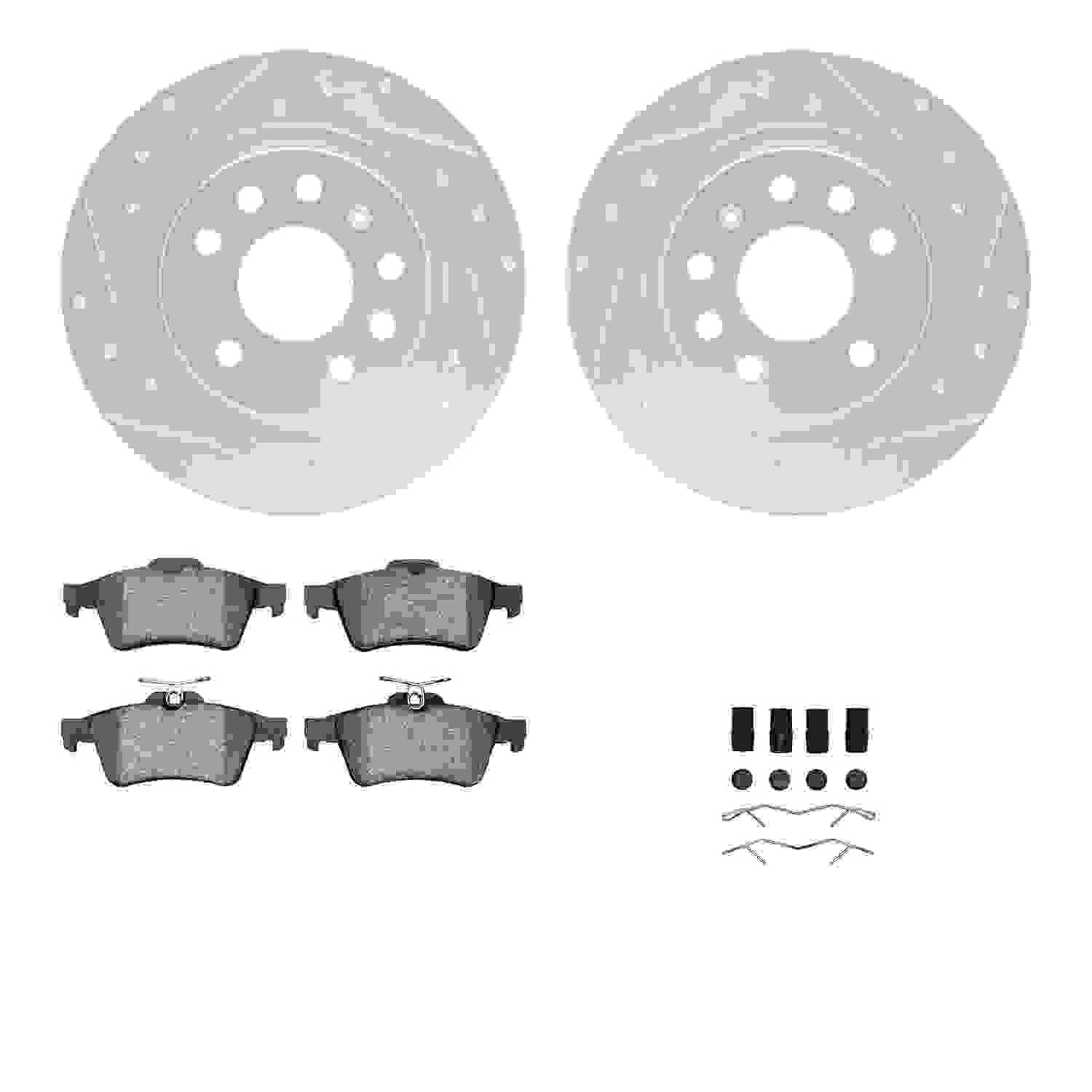 Dynamic Friction Company Disc Brake Kit 7312-65020