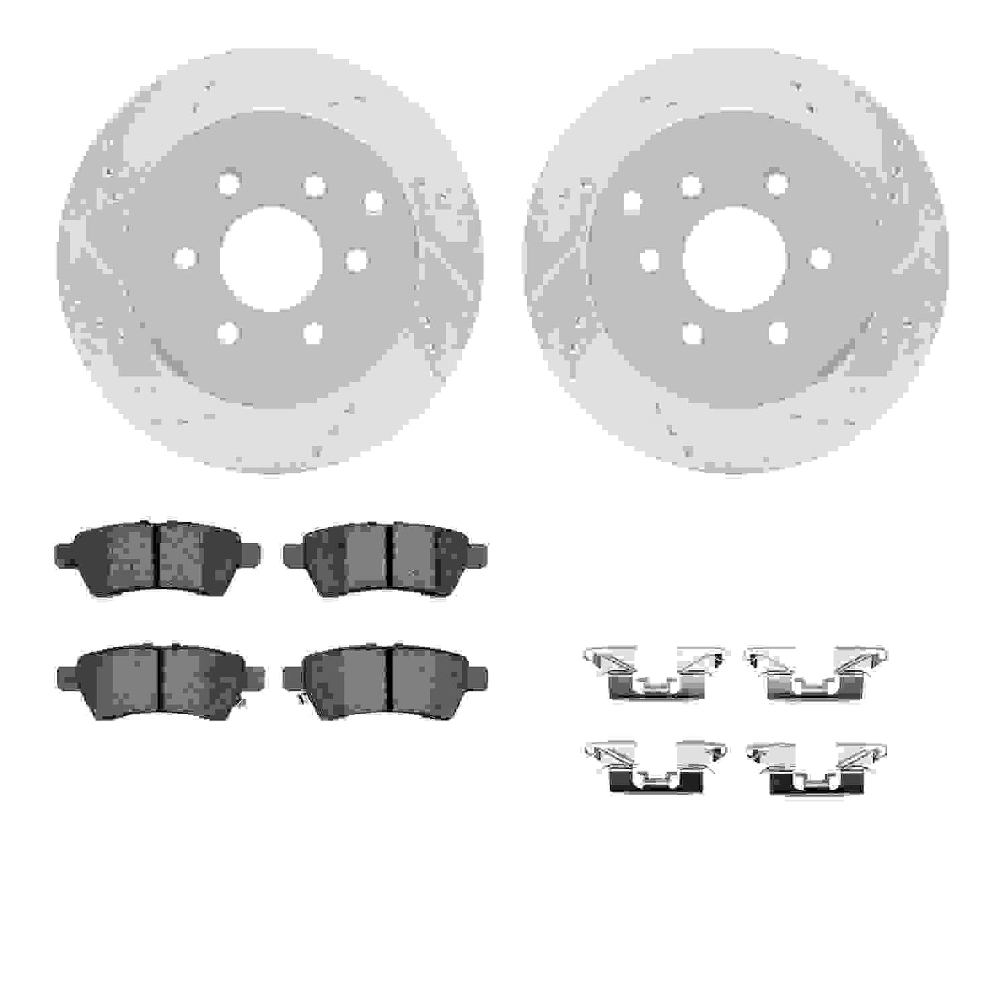Dynamic Friction Company Disc Brake Kit 7312-67111