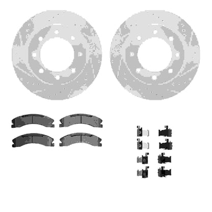 Dynamic Friction Company Disc Brake Kit 7312-67120