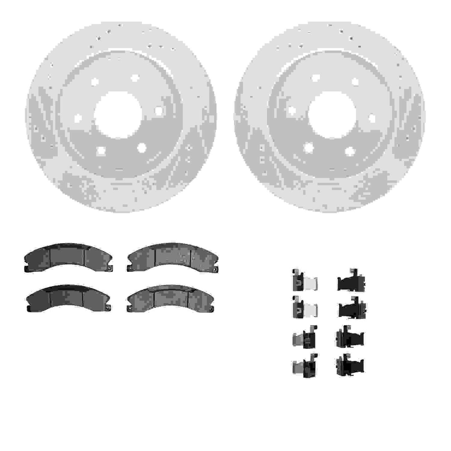 Dynamic Friction Company Disc Brake Kit 7312-67123