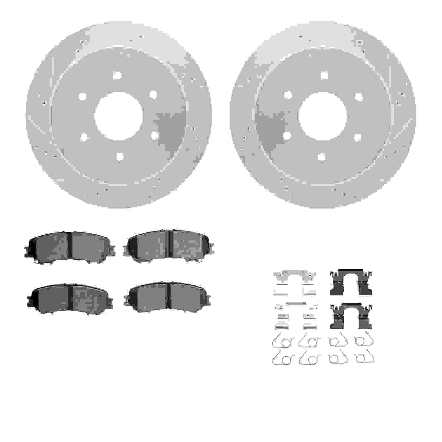 Dynamic Friction Company Disc Brake Kit 7312-67131