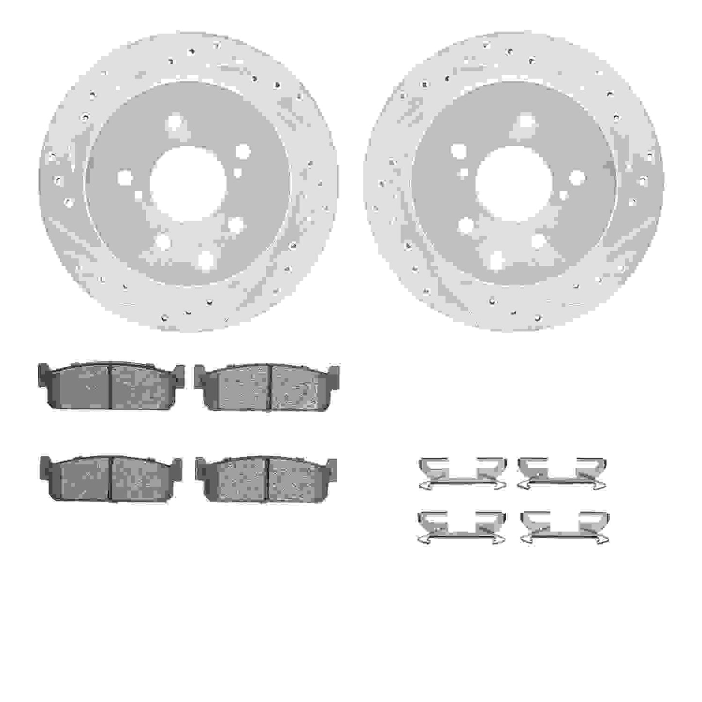 Dynamic Friction Company Disc Brake Kit 7312-68006