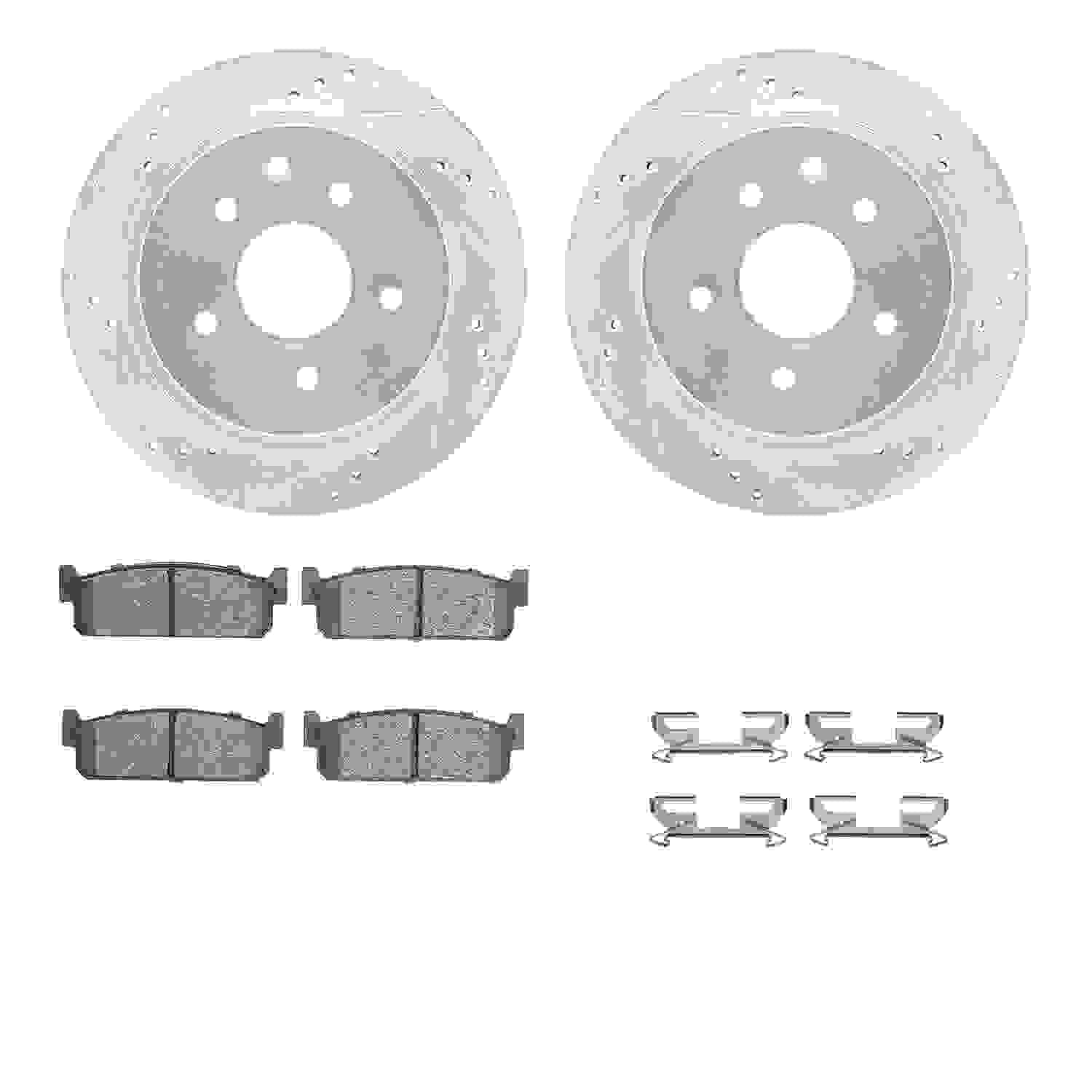 Dynamic Friction Company Disc Brake Kit 7312-68007